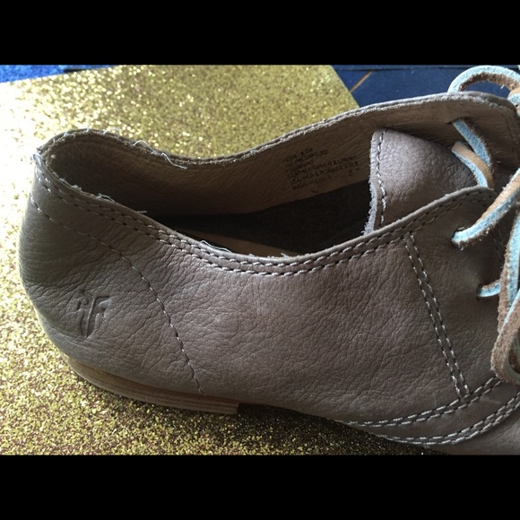 FRYE OXFORD Loafers TAN CLASSY CHIC LUX 8 PREPPY - Picture 3 of 4